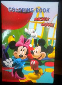Carte de colorat mica Mickey