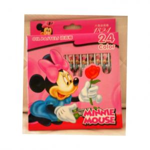 Set 24 creioane cerate Minnie Mouse