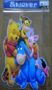 Sticker mediu Pooh Family