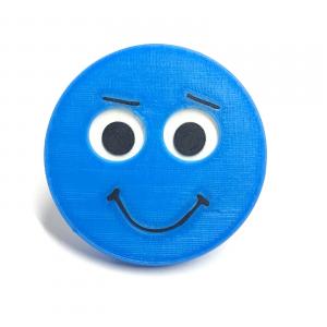 Buton mobila Face M023- Albastru