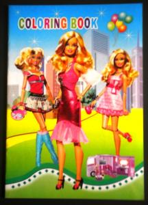 Carte de colorat mica 3 Barbie