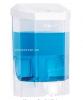 Dispenser detergent dezinfectant maini 500ml FLORA transparent capac alb