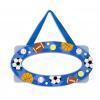 Melissa & Doug - Placuta din lemn pentru nume Sport MD2631