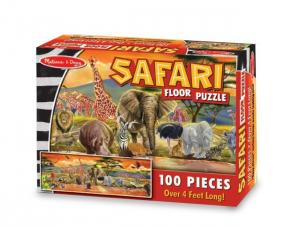 Melissa&Doug - Puzzle de podea Safari 100 piese MD2873