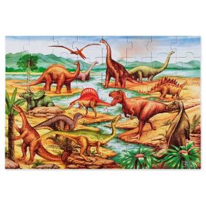 Melissa & Doug - Puzzle de podea cu dinozauri MD0421