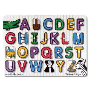 Melissa & Doug - Puzzle lemn Alfabet MD3272