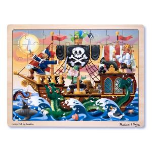 Melissa & Doug - Puzzle lemn Aventura Piratilor MD3800