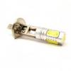 Bec h1, led cob si lupa, 12v - 7,5w, set  2 bucati