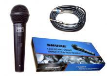 Microfon cardioid profesional Shure PG28A, cu fir