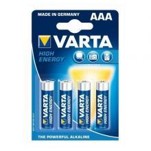 Set 4 baterii alcaline Varta AAA