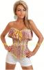 Corset roz cu galben Brigit