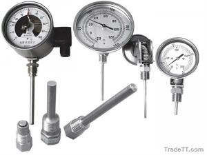 Termometre inox cu bimetal