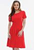 Rochie plisata rosie ro27