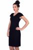 Rochie de zi neagra cambrata r404