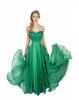 Rochie verde din matase naturala R019