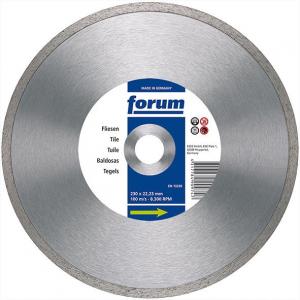 Disc de debitare, diamantat, sinterizat, 230x22,2x2,6mm, Forum