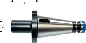 Portscula cu reductie pt coada conica, Form-A DIN2080, SK50/MK4