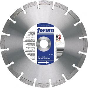 Disc de debitare, diamantat, sudura cu laser, 115x22,2x2,3mm, Forum