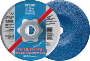 Disc abraziv CC-Grind-Solid, SG, inox, 115mm, Pferd