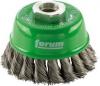 Perie tip oala, sarma rasucita, m14, inox,