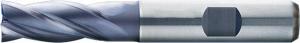 Freza cilindro-frontala, scurta, tip W, 4 taisuri, DIN844K HSS-Co8% TiAlN, 16,00mm, Forum