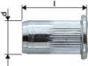 Piulite nituri oarbe, otel zincat, standard, cap