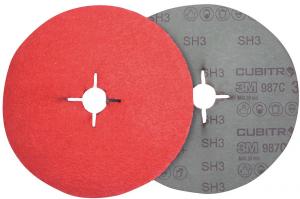Disc abraziv din fibre Cubitron II 987C, 115mm, P036+, 3M