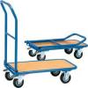 Carucior de transport cu cadru de otel si maner pliabil 1132, tip KW1, 150kg, 720x450mm