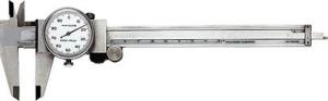 Subler cu ceas si varfuri in cruce, inox, cu surub, DIN862, 150mm, Forum