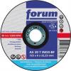 Disc de polizat ptr inox, 115x6mm, curbat, forum