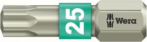 "Biti 1/4"" DIN3126 C6,3, pt suruburi torx interior, T10x25mm, inox, Wera"