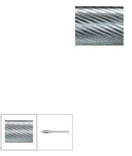 Freza mica din carbura, forma flacara B 0613 dantura 5, coada &#2013265944;3mm, 6x13mm, Pferd