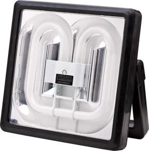 Lampa de lucru Quattro, IP44, 3000 lm, cablu 5m, cu neon, cu 2x20Vx16A cu protectie, 55W, Scangrip