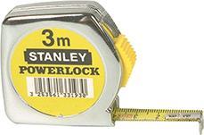 Ruleta de buzunar, carcasa metalica, 3m/12,7mm, Stanley