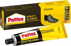 Adeziv puternic Pattex, pt. lemn, piele, cauciuc, PVC dur, metal, Classic 125g, Pattex