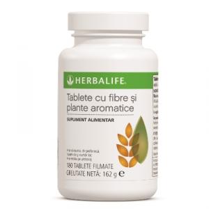 Tablete cu fibre si plante aromatice, Greutate neta: 162 g (180 tablete)