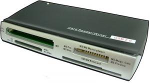 Cititor/inscriptor de carduri pe USB CF, SD, Mini SD, MMC, MS