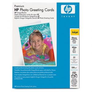 C6045A Glossy Greeting Cards, A4 (10 card & envelope)