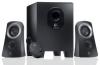 Z313 black, 2.1 speaker system, 25w rms, control pod