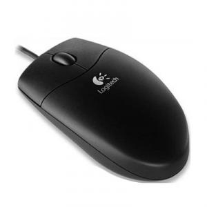 Mouse optic cu fir, negru, conectare USB, retail