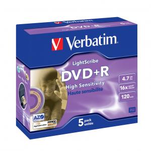 DVD+R Azo 16X, 4.7GB, Lightscribe, Version 1.2, carcasa