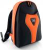 Rucsac pt. notebook 15.4'' (nylon, black/orange)