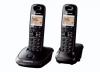 Telefon dect twin cu caller id, negru