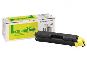 TK-580Y Toner original Yellow pentru FSC5150, 2800 pag