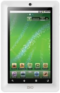 ZIIO 7 inch white, tableta cu ecran touchscreen rezistiv