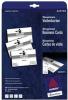 Carton carti vizita alb, microperforatii, 85x54mm, 185gr/mp,