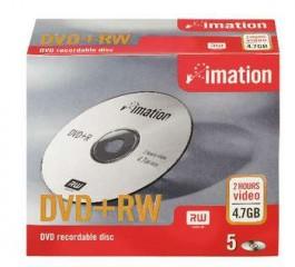 DVD+RW 4X, 4.7 GB Data, Jewel Case