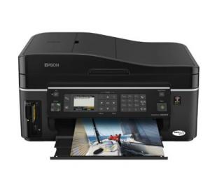 Epson Stylus SX600FW Multifunctional inkjet a4 (cu fax), Viteza de printare 38/38 ppm, rezolutie de printare 5760 x 1440 optimizat, Scaner A4  rezolutie scanare 2400x2400 dpi,  Fax: 33,6 kbps -  3 secunde pentru o pagina,  Printare pe hartie A4, Letter, L