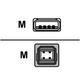 Cablu usb 2.0,  3m tip a-b, m-m