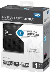 My Passport Ultra - HDD Extern 2.5'', 1TB, USB 3.0/USB 2.0